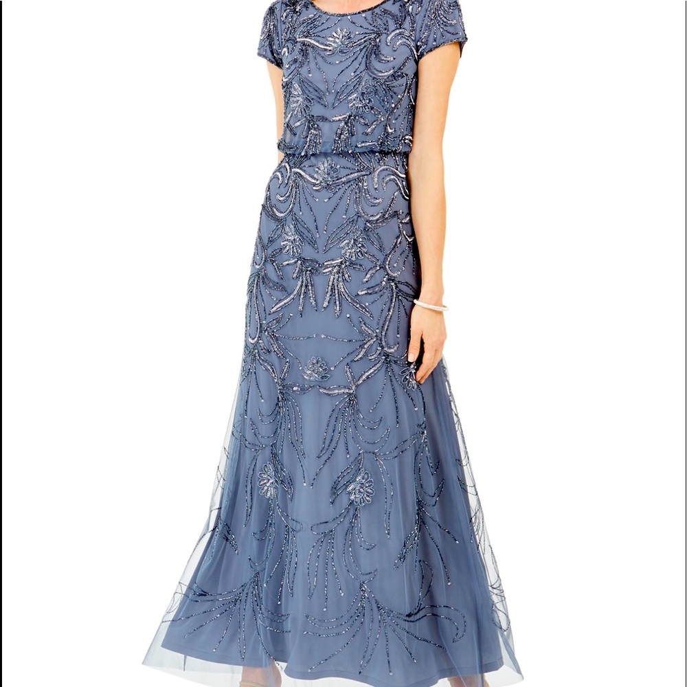 Adrianna Papell Beaded Gown